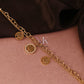 Golden Tree of Life Dual-Layer Charm Bracelet