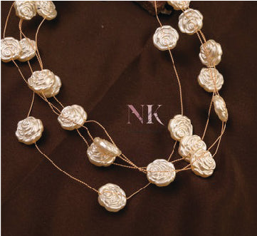 Rose Pearl Elegance Neckline
