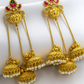 Royal Lotus Kashmiri Jhumka Danglers