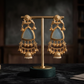 The Royal Mayura Triangle Jhumkas
